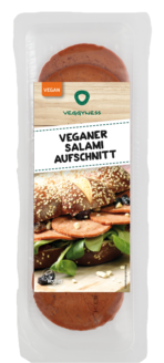Veganer Salami Aufschnitt